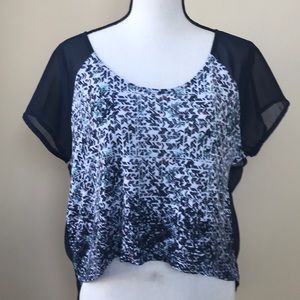 Kirra High Low Top with Sheer Razorback